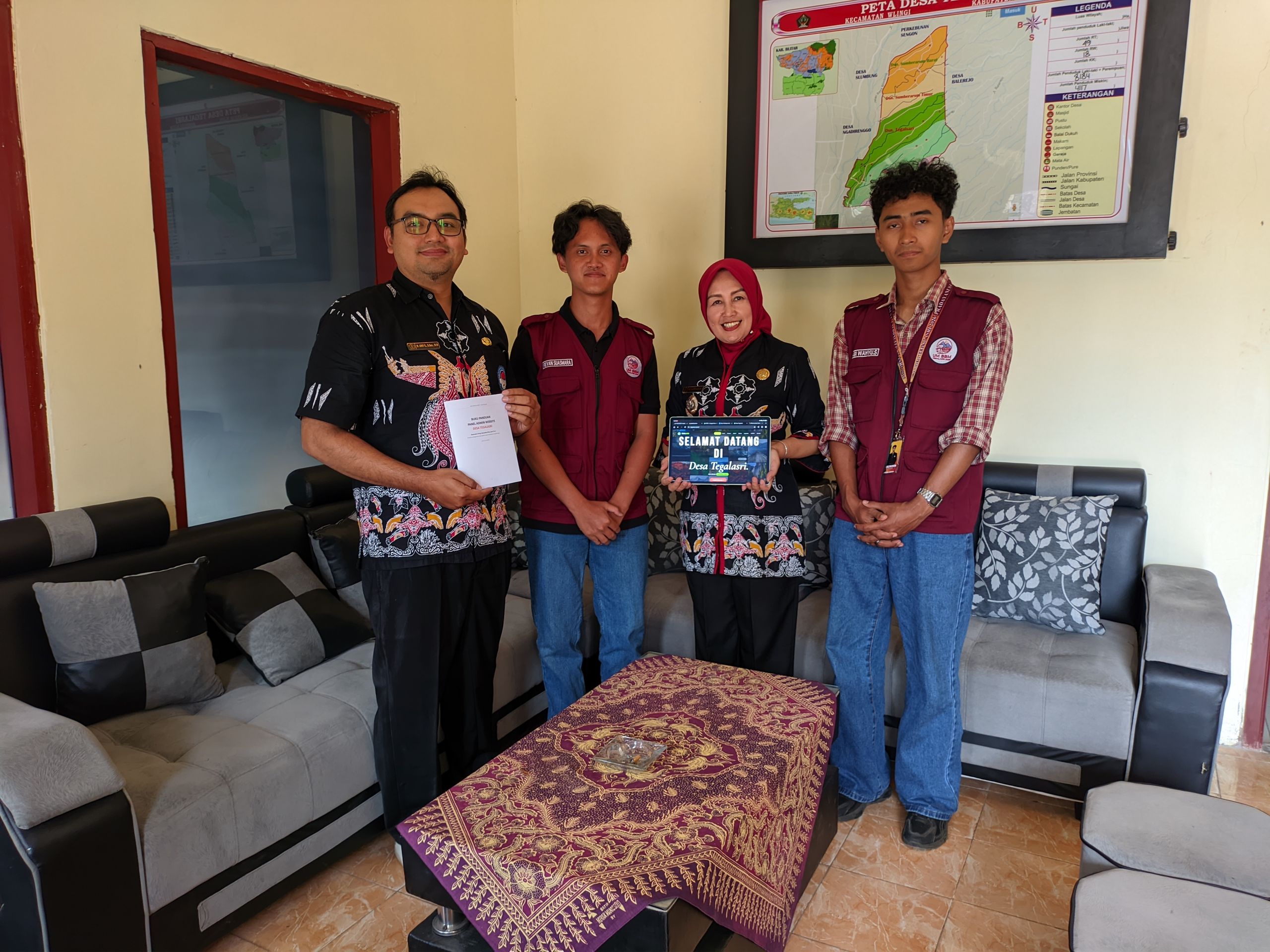 Mahasiswa KKN UM Hidupkan Kembali Wajah Digital Desa Tegalasri